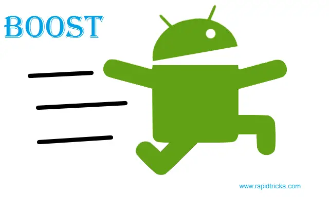 Boost Android phone speed