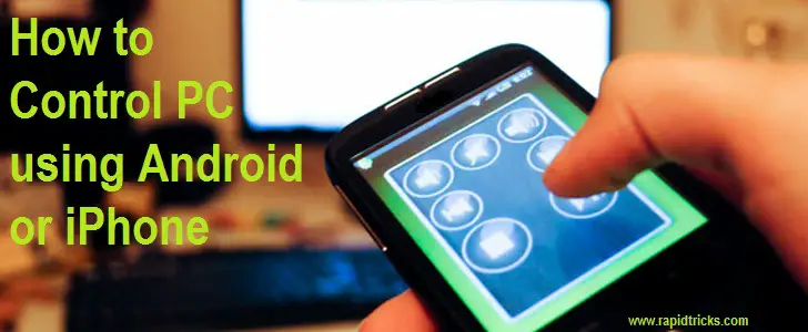 How to Control PC using android