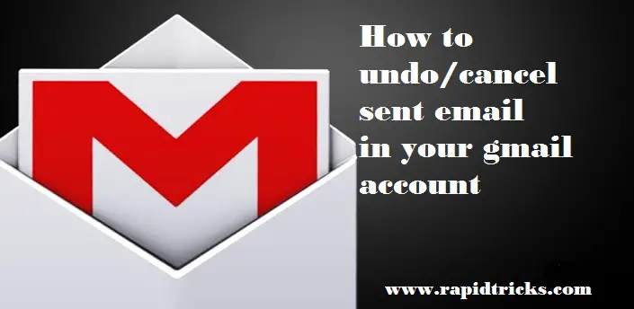 how to undo sent mail