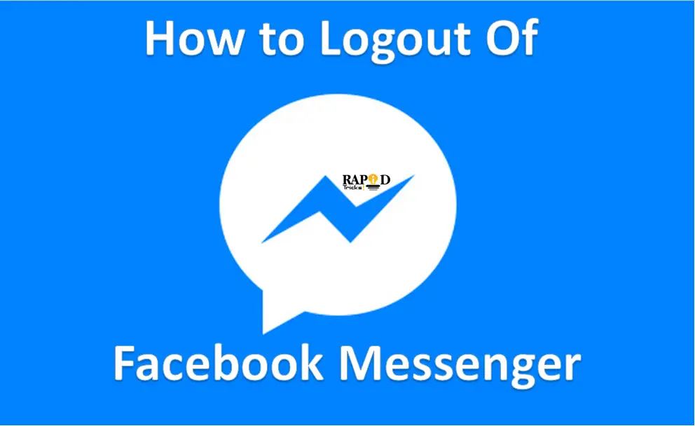 How to logout of Facebook messenger on iPhone