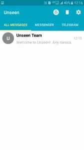 Unseen Android App