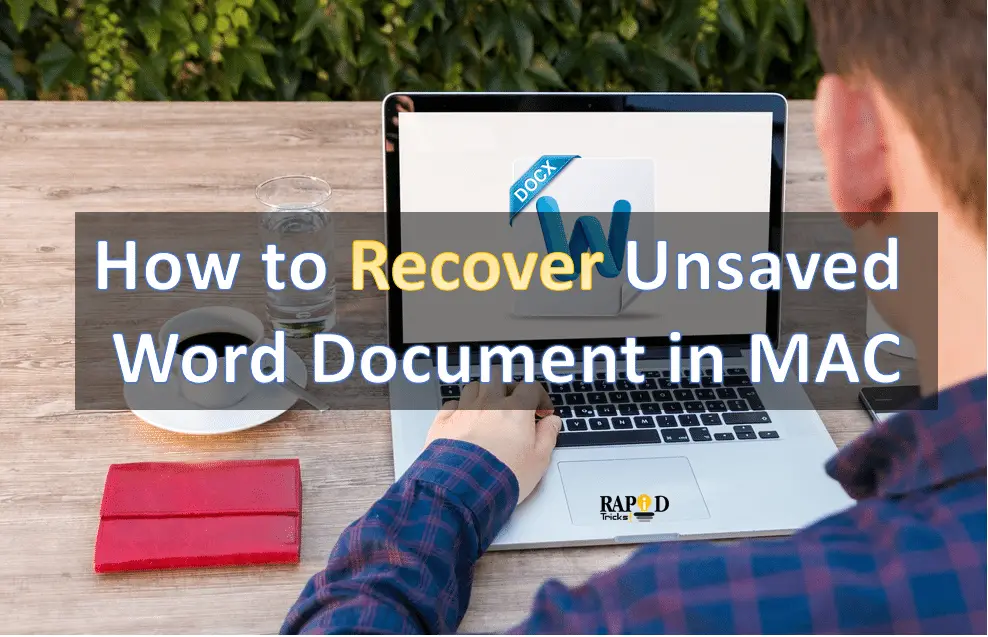 How to Recover Unsaved Word Document MAC