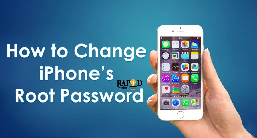 How to change iPhone root password
